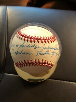 Cal Mclish Autographed Baseball Jsa Certified