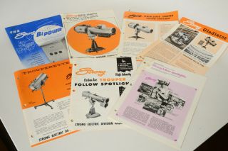 Cincinnati Gardens Vintage Spot Light Manuals 40s - 60s Vintage Carbon Arc Strong