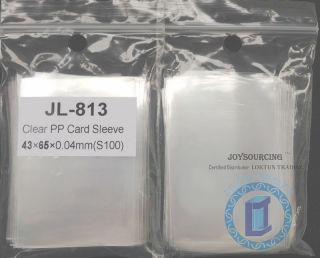 Card Sleeves Jl - 813 (43x65 - S100) For 41x63 Mini Usa Board Game Cards Joysourcing