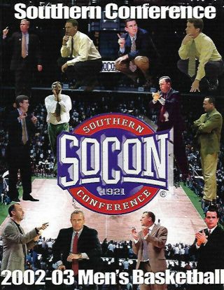 2002 - 03 Southern Conference Basketball Media Guide