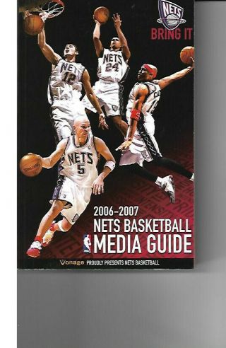 2006 - 07 Jersey Nets Media Guide