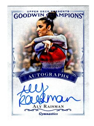 2016 Upper Deck Goodwin Champions Aly Raisman Autograph