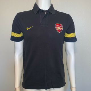 Authentic Nike Arsenal Polo Shirt Soccer Football Men 