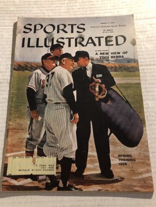 1959 Sports Illustrated York Yankees Casey Stengel Play Ball Yogi Berra