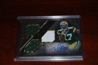 Davante Adams 2014 Topps Triple Threads 2 Color Jersey Auto Rc 27/99 Packers