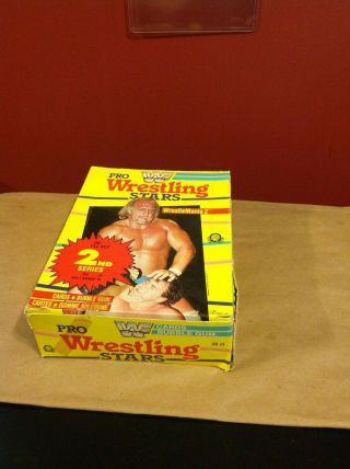 1986 Opc Wwf Wax Box Series 2 - 36 Packs - Wrestlemania Low Print Run