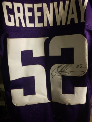 Chad Greenway Signed Minnesota Vikings Jersey (TSE) 2
