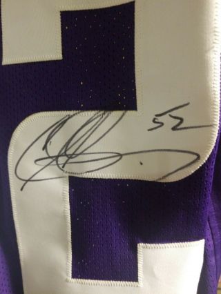 Chad Greenway Signed Minnesota Vikings Jersey (TSE) 4