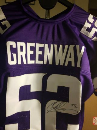 Chad Greenway Signed Minnesota Vikings Jersey (TSE) 7