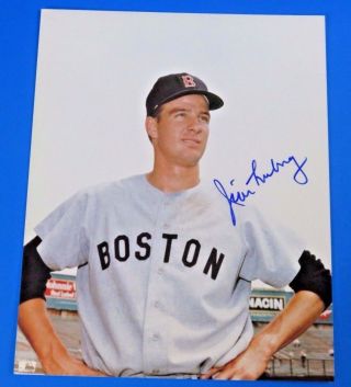 Jim Lonborg Signed 8x10 Photo Boston Red Sox Baseball Autograph