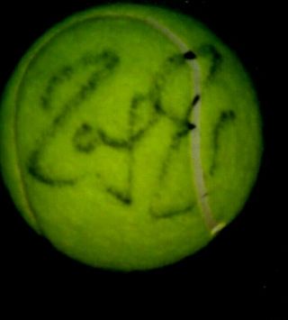 Roger Federer Autographed Wimbledon Tennis Ball