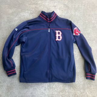 Boston Red Sox - Mlb - Authentic Players Jacket - Size Medium (navy/red)