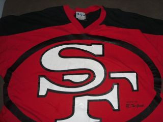 Vtg 90 ' s San Francisco 49ers The Game T Shirt Big Logo Mens XL NCAA College 4