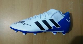 Lionel Messi Football Adidas Boot Signed Authentic Autographed