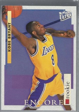 1996 - 97 Fleer Ultra Rookie Encore Kobe Bryant Rc