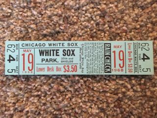 1968 White Sox Athletics A 
