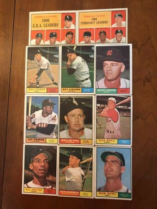1961 Topps Baseball 177 Different,  Poor To Good