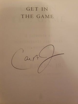 ORIOLES CAL RIPKEN JR AUTOGRAPHED BOOK GET IN THE GAME SIGNED Orioles w/photo 2