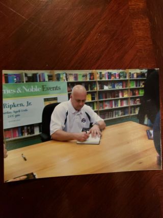 ORIOLES CAL RIPKEN JR AUTOGRAPHED BOOK GET IN THE GAME SIGNED Orioles w/photo 3