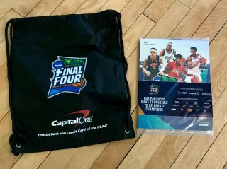 Ncaa 2019 Final Four Official Program And Drawstring Bag -,