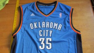 Adidas Swingman 2015 - 16 Nba Jersey Oklahoma City Thunder Kevin Durant Blue Sz L