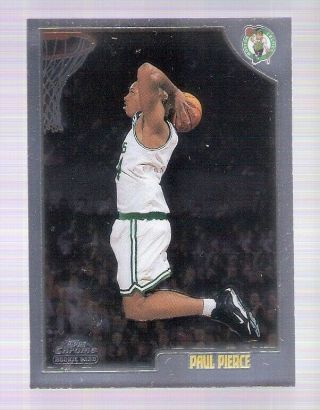 1998 - 99 Topps Chrome Paul Pierce Rookie Card 135 In