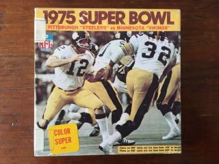 Bowl Ix • Pittsburgh Steelers Vs.  Minnesota Vikings • 1975 • 8mm
