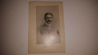 Paul J.  Dashiell United States Naval Academy Navy 1897 Spalding Football Picture