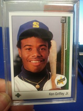 1989 Upper Deck 1 Ken Griffey Jr.  Seattle Mariners RC Rookie HOF EX - MT 2