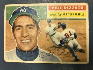 1956 Topps Phil Rizzuto 113 Good - Combined