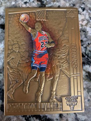 1991 92 Basketball Upper Deck Michael Jordan 44 Colorizd Metal Card