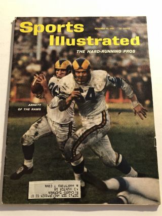1961 Sports Illustrated Los Angeles Rams Jim Arnett Jim Taylor Jim Brown Layne