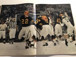 1961 Sports Illustrated LOS ANGELES Rams JIM ARNETT Jim TAYLOR Jim BROWN Layne 3