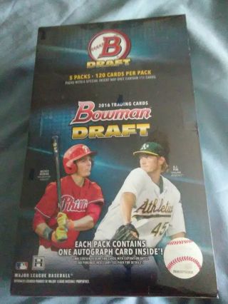 2016 Bowman Draft Picks & Prospects Baseball Jumbo Box Factory