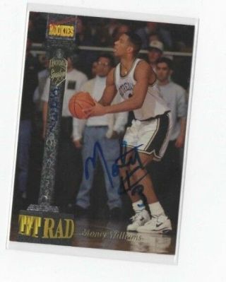 Monty Williams 1994 Signature Rookies Autograph Card Notre Dame 5231/7750