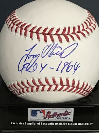 Tony Oliva Minnesota Twins Roy 1964 Signed Oml Baseball