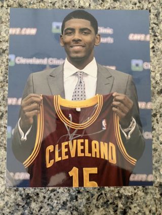 Kyrie Irving Cleveland Cavaliers Signed 8x10 Photo Autographed
