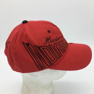 Vintage Indiana University IU Hoosiers Script Big Side IU Logo Snapback Hat 5