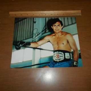 Pipino Cuevas Is A Mexican Former World Champion Boxer Hand Signed 10 X 8 Photo