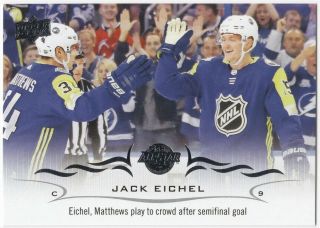 18 - 19 Sp Authentic Jack Eichel Ud Update All - Star Highlights Sp 521 2019 Spa