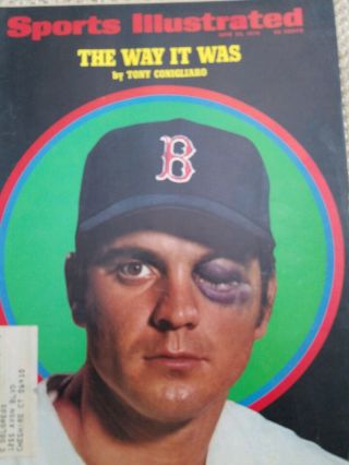 1970 Tony Conigliaro Red Sox Sports Illustrated June 22,  1970 Bo Sox Legend 5