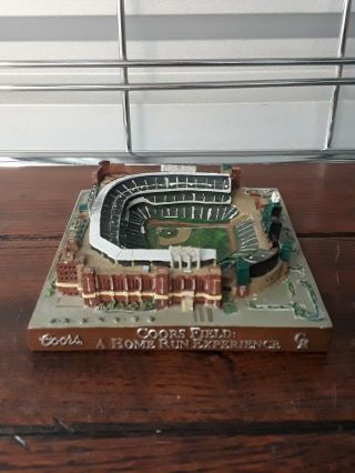 10 Years of Coors Field Stadium Statue BD&A 2004 Collectors edition 4