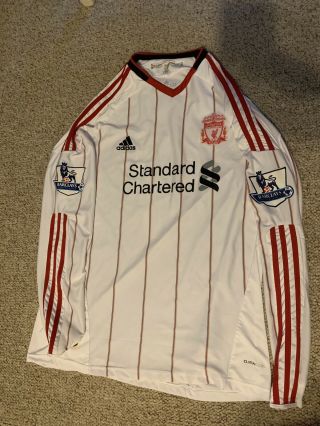 Adidas Liverpool Long Sleeve Luis Suarez Jersey