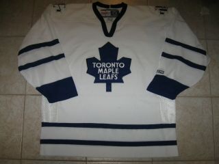 Vintage Toronto Maple Leafs Off.  Lic.  Ccm Jersey,  Size Men 