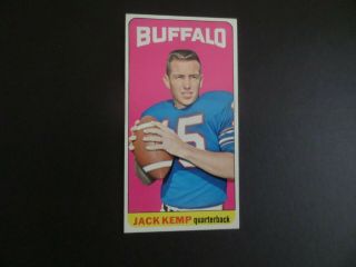 1965 Topps Jack Kemp Bills Football Card 35 Vg/ex Bv $150.  00 000