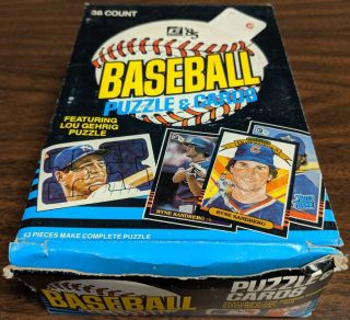 1985 Donruss Baseball Complete Wax Box With 36 Packs 51994
