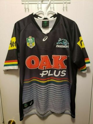 Penrith Panthers National Rugby League Nrl Asics Jersey Gently Size 3xl