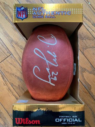 NWT Authentic Autographed DeMarco Murray NFL Wilson The Duke Signed Football 4