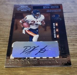 2006 Playoff Contenders Devin Harris Rookie Ticket Auto Autograph Chicago Bears