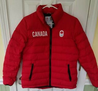 Team Canada Official Olympic Winter Down Jacket Sochi 2014 Hudson Bay Women 